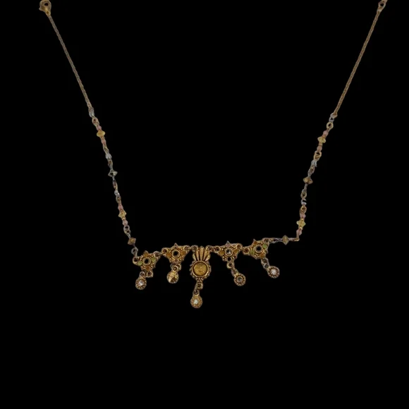 Vintage 1980's Goldtone Necklace - Picture 5 of 8